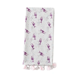 New style colorful deer print pattern lady's scarf