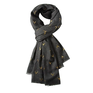 Autumn and winter Christmas fawn scarf warm comfortable scarf travel lady's scarf