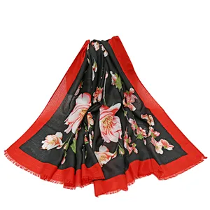 National style cotton and linen  scarf female beach towel Korean version of  versatile scarf