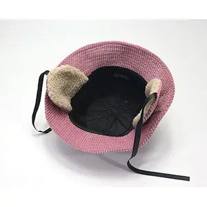 2019 Winter Hats Chenille Kid Child Toddler New Design Winter Ear Flap Hat