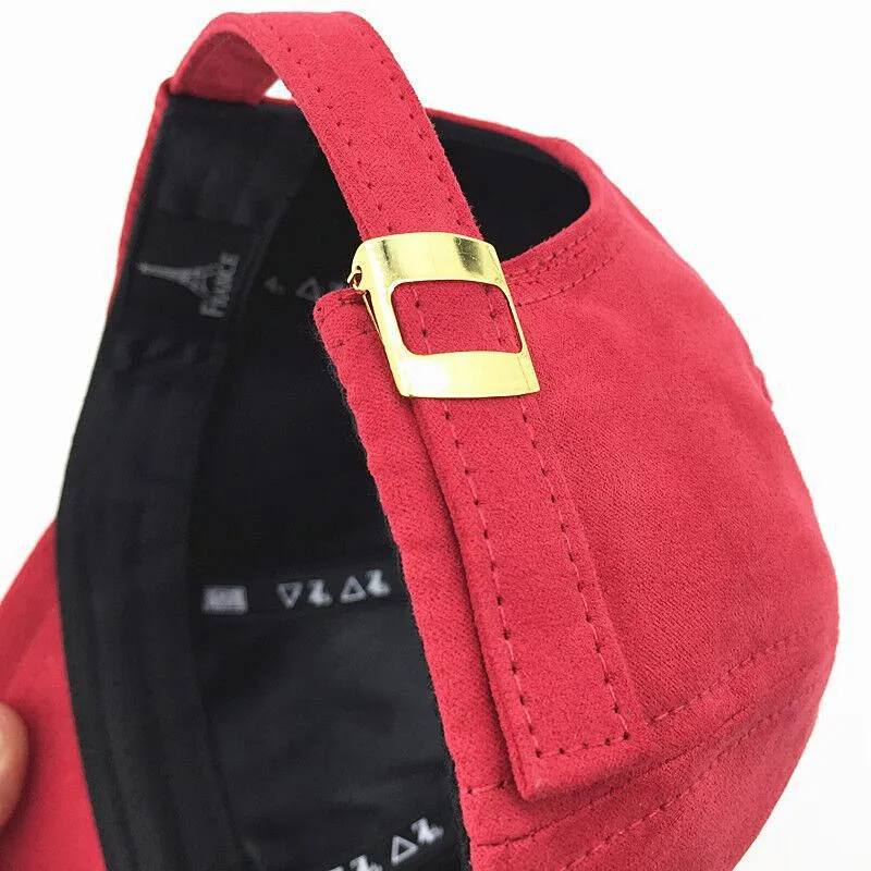 Wholesale custom cap suede trucker fashion suede baseball plain hat