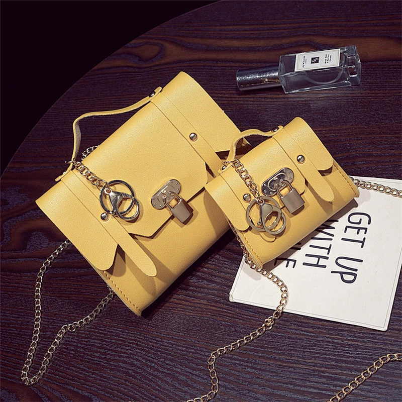 PU Leather Handbag Girls Sweet Princess Bags Children Shoulder Bag