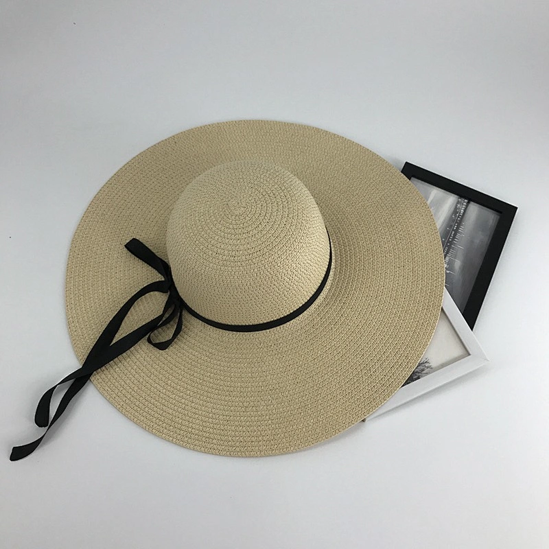 2017 sex women Lady promotional straw hat floppy hat beach hat