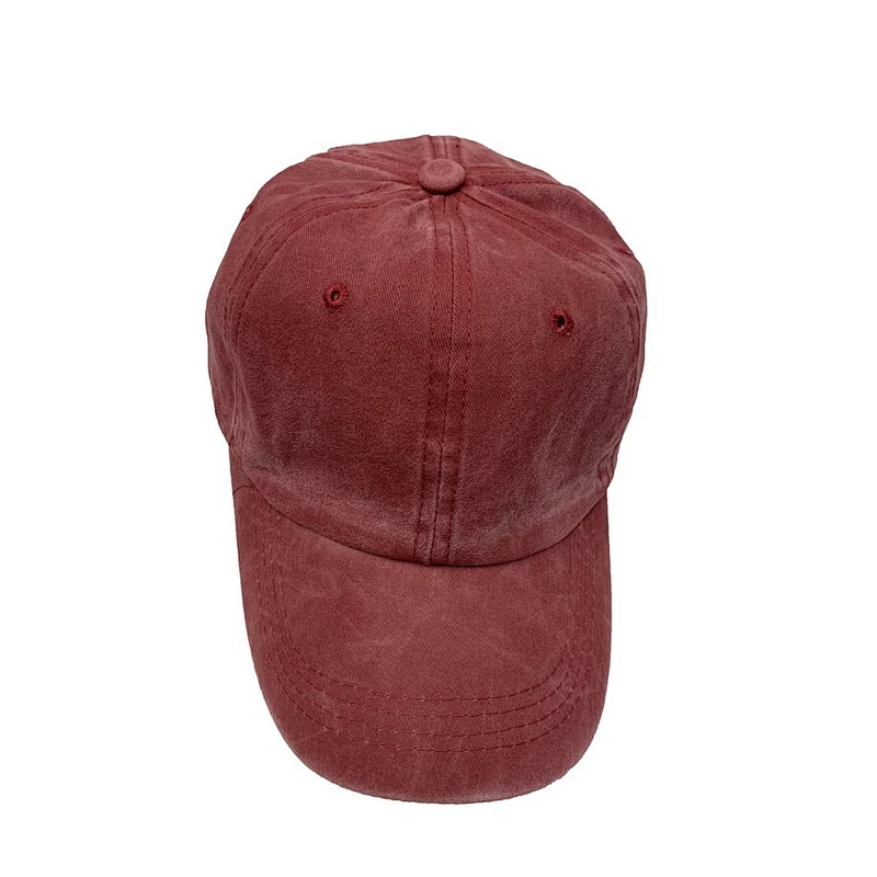 Washed Retro Custom Baseball Cap  Snapback Sport Cap Hats
