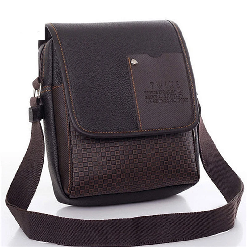 2019 Most Popular Mens Casual Business Leather Messenger Bag Shoulder Bag