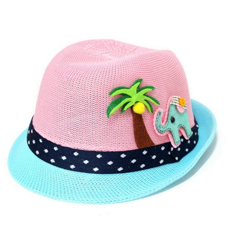 Fashion summer foldable straw hat summer beach paper straw hat for girls