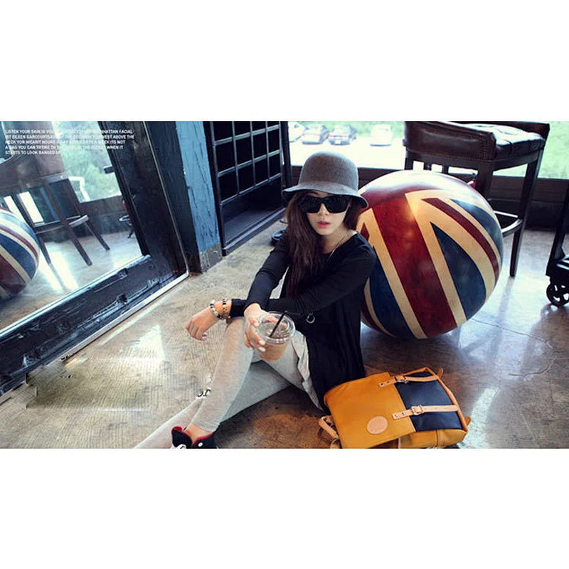 Winter Wool Hat For Ladies,Bow Applique Plain Wool Women Hat