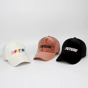 charcoal cashmere melton baseball cap