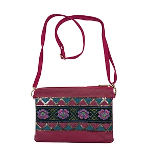 Promotion Shoulder Strap Girls Red Crossbody Bag