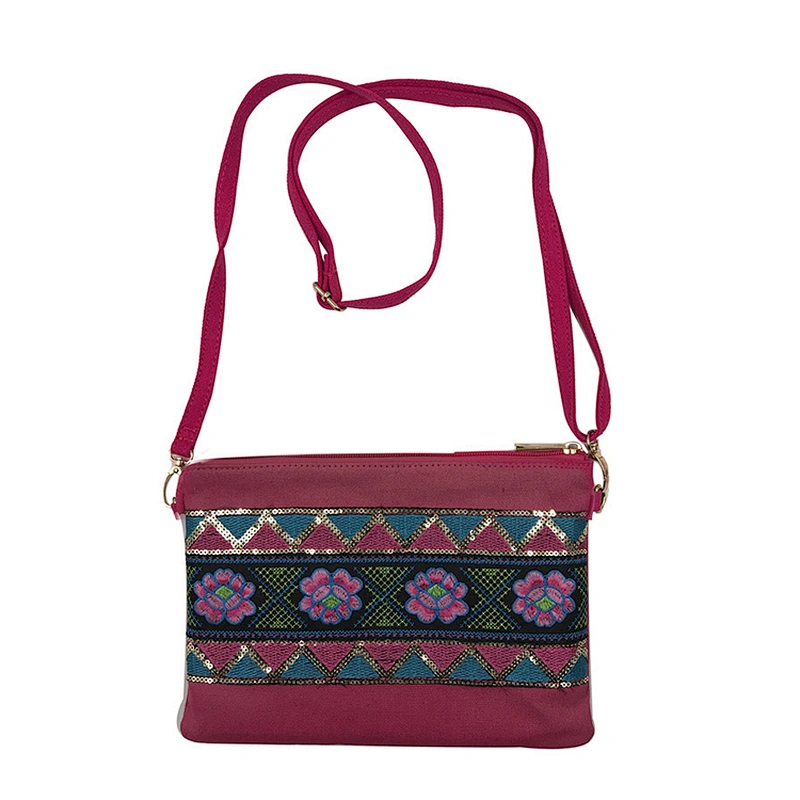 Promotion Shoulder Strap Girls Red Crossbody Bag