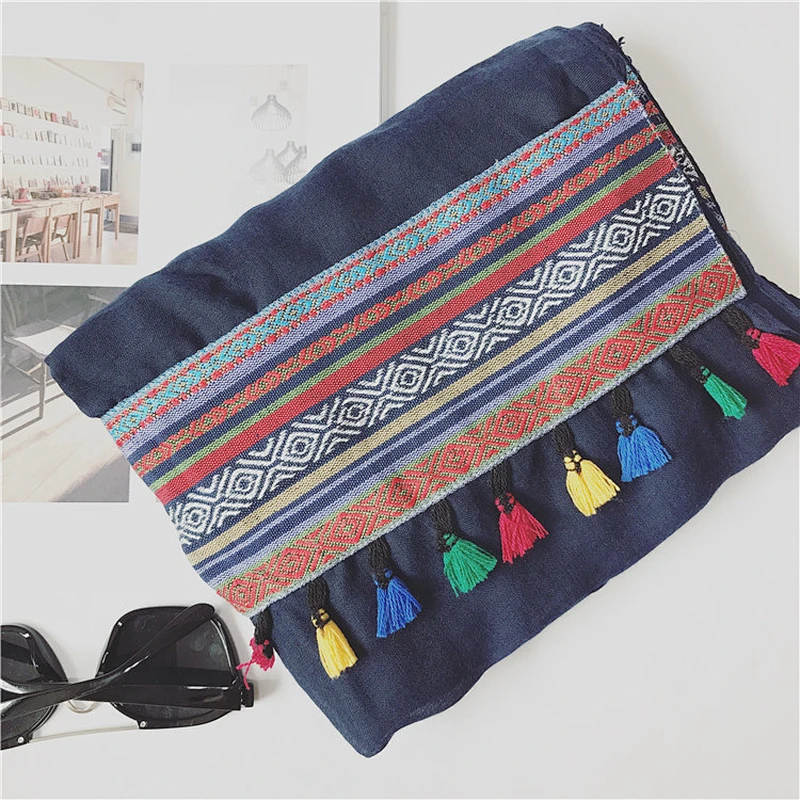 Scarf Muslim Silk Batik Poncho Turbans Women Hijab Scarves Bouncy Scarf