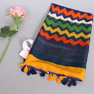 New cheap kids winter hijab scarves colorful long scarf