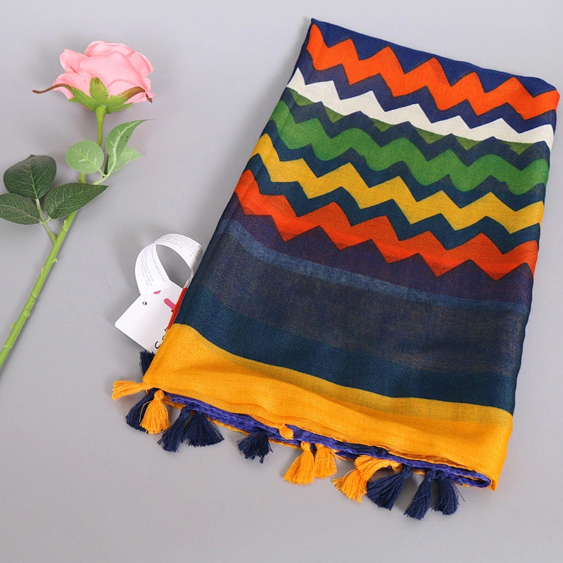 New cheap kids winter hijab scarves colorful long scarf