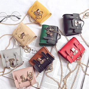 PU Leather Handbag Girls Sweet Princess Bags Children Shoulder Bag