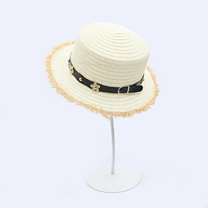 Fashion Girl Lady Beach Sun Visor Hat Foldable Roll Up Wide Brim Straw Hat Wholesale Hats