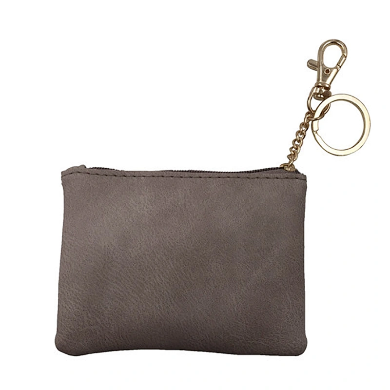Wholesale Pretty Small Pouch Daily Zipper Coin Purse PU Leather For Girls