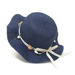 Wholesale summer custom smallsize children kids straw hat