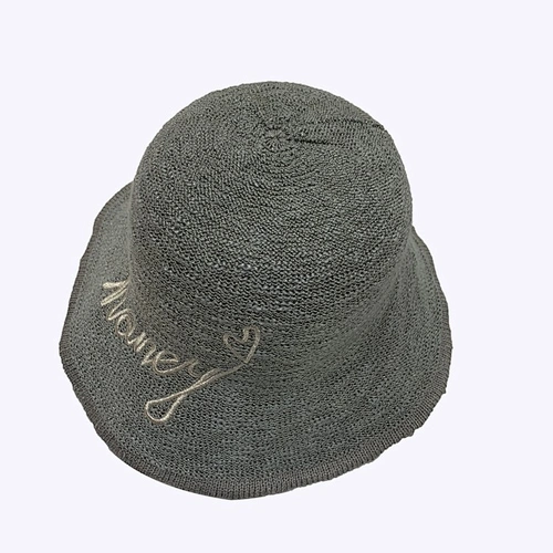 New Trendy Bucket Hat Custom Embroidery Letters Cloche Hat