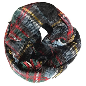 Autumn and winter plaid scarf fashionable colorful plaid scarf