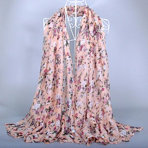 Hot products bubble chiffon shawl muslim hijab women silk scarf