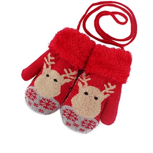 Best Selling Christmas Gift Children Winter Warm Knit Gloves