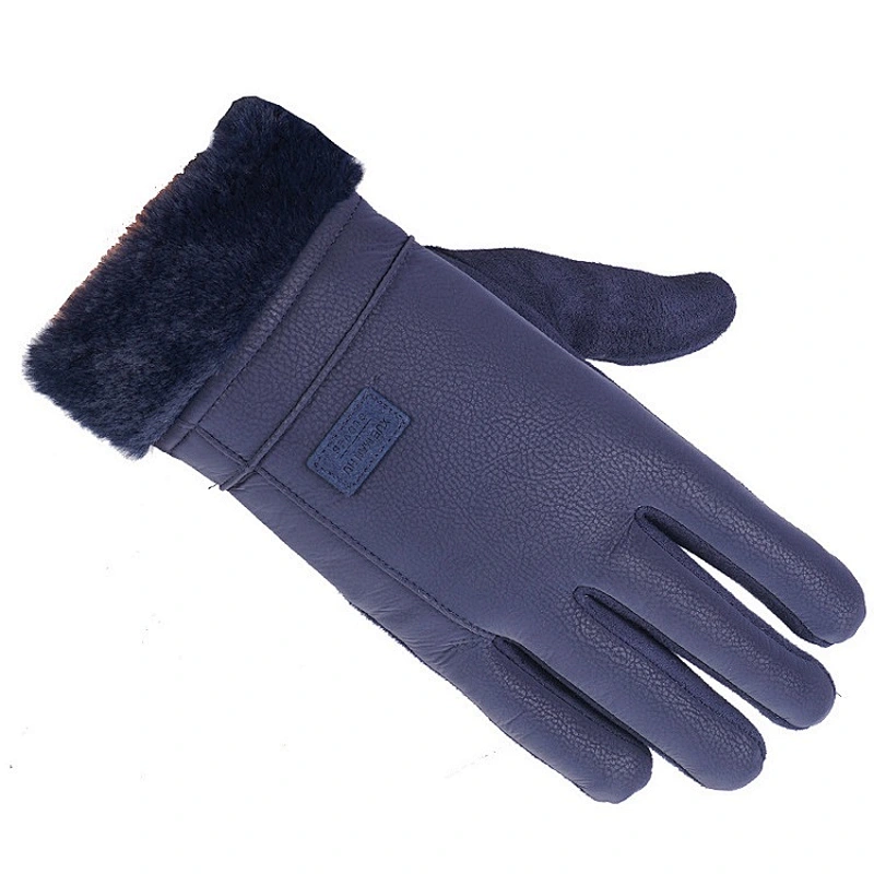 Driving Winter Touch Screen Gloves Warm Soft Leather and Windproof Gloves