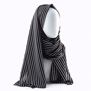 Manufacturers wholesale muslim printing chiffon shawl women chiffon printed scarf hijab