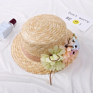 pure raffia hats Women's Wide Brim Summer Beach Sun Straw Hats