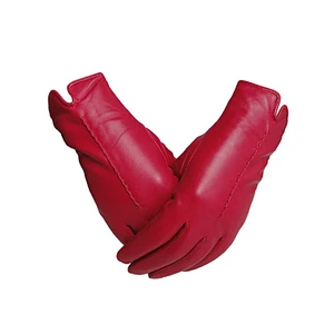 Hot Selling Custom Wholesale touch screen Car Driving womens fashion  lady leather gloves winter