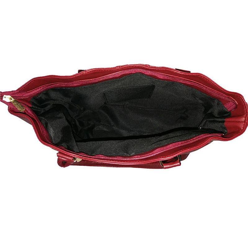 Europe And America Style Women Vintage Polyurethane PU Leather Handbag