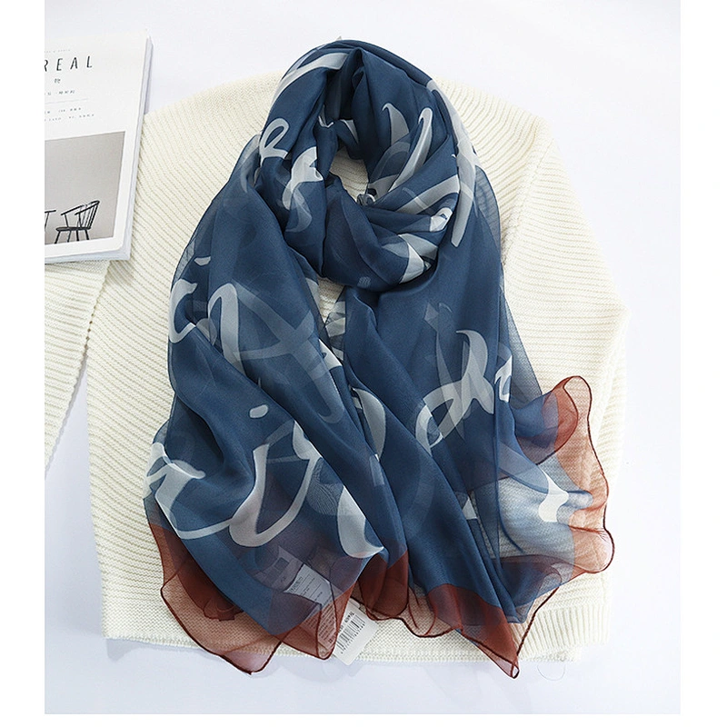 2020 printed excellent soft yarn summer female sunscreen oversized shawl yarn dyed scarves   scarf