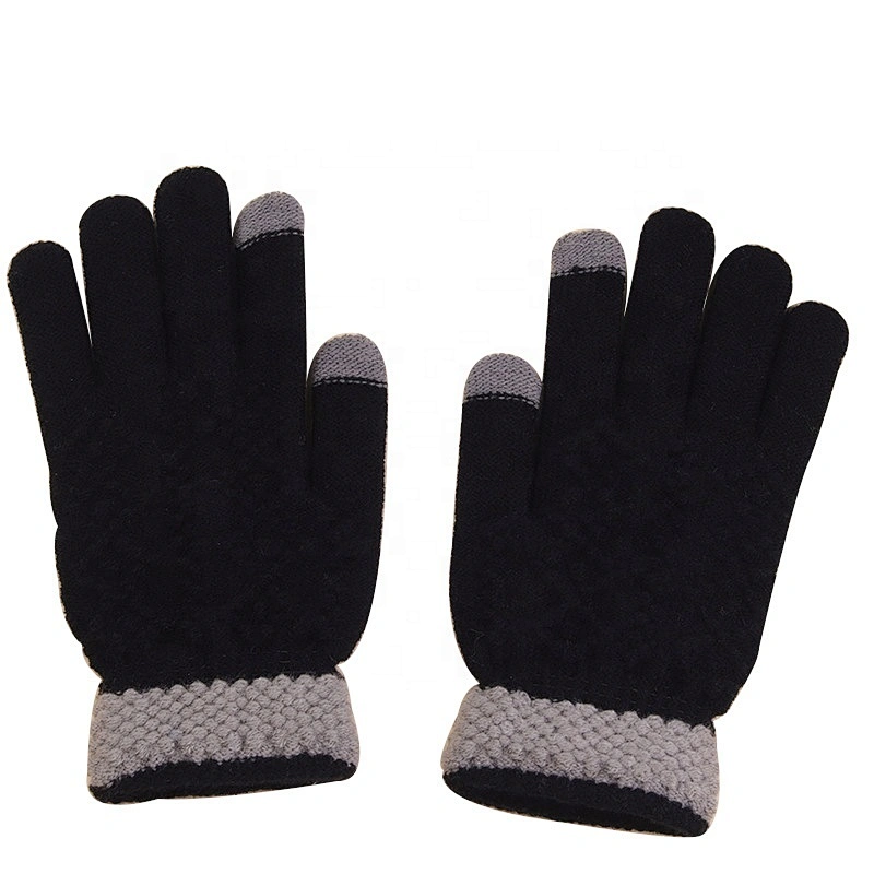 Men Anti Slip Touchscreen Magic Knit Gloves Driving Cycling Winter Gloves