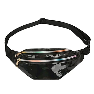 Fashion Women Laser Fanny Pack Ladies Custom Travelling Waterproof Waist Bag