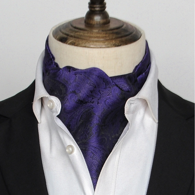 British Vintage Suit Scarf Shirt Neckline fashion mens business scarf