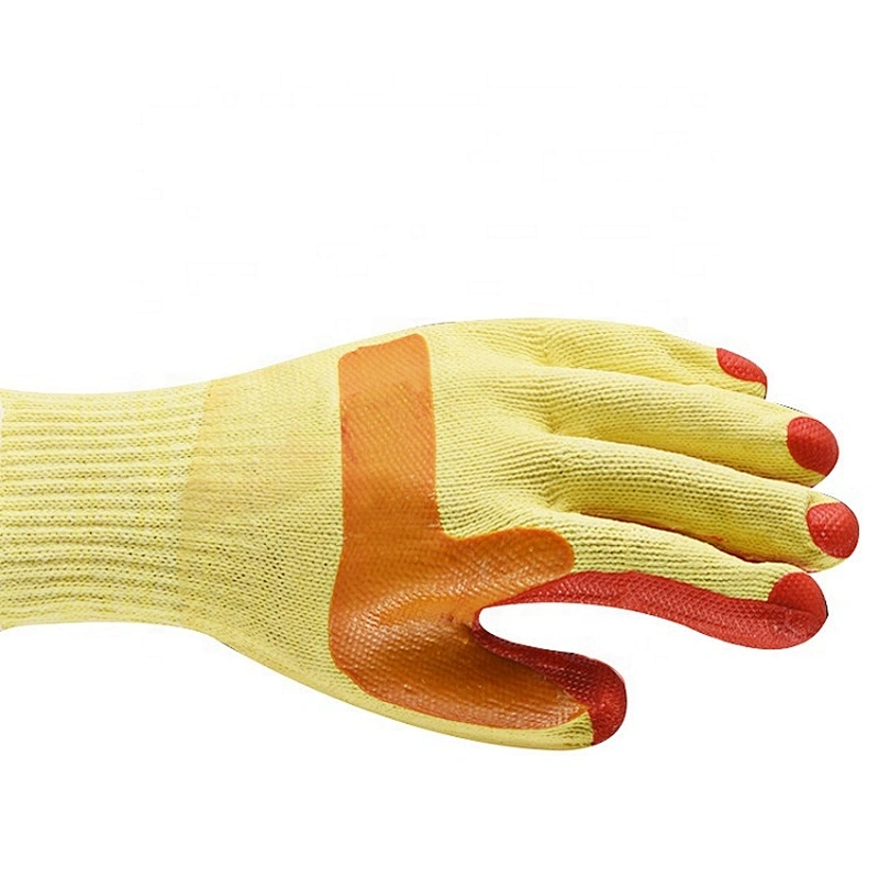 High Quality PVC Glue Dipping Gloves Anti Slip Safety Industrial Working Gloves