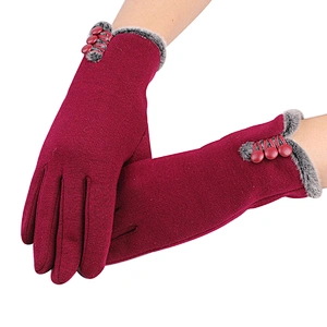 Womens Touch Screen Phone Gloves Windproof Gloves Winter Warm Wear Gloves