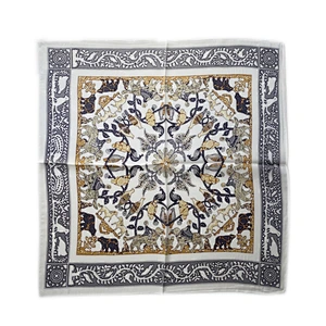 Simple Fashion Lady sunscreen Silk Scarf 53cm promotional small silk scarves square silk scarf