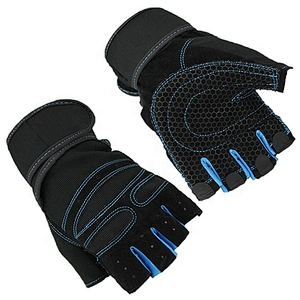 Sport Gloves Non Slip Gym Fingerless Gloves  Motorcycle Sport Safety Protective Gloves