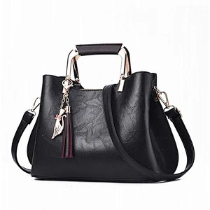 New custom fashion design ladies handbag woman shoulder bag pu leather tote bag