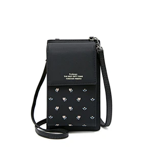 2020 new multifunctional printed ladies wallet mini crossbody phone pouch  bag