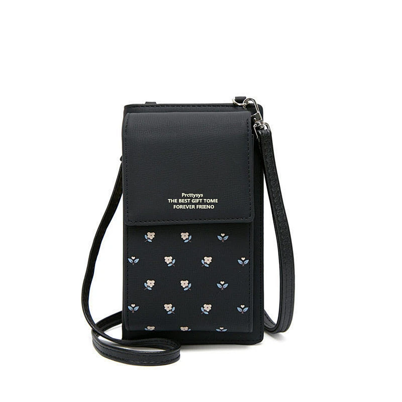 2020 new multifunctional printed ladies wallet mini crossbody phone pouch  bag