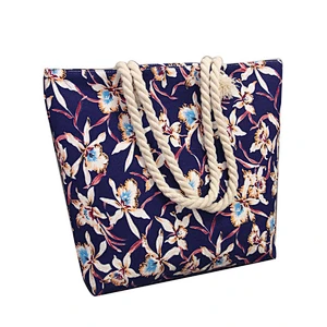 Wholesale Custom Ethnic Style Shoulder Handbag Multi Color Printed Canvas Tote Bag