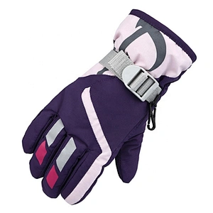 Children 's Winter Outside Sports Riding Windproof Gloves Thicken Waterproof  Warmful Gloves Ski Gloves