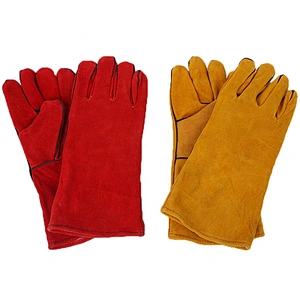 Leather Industrial Welding Working Protective Safety Gloves  Wear-resisting Thickened Gloves