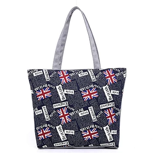 Wholesale Shoulder Promotional Women Custom Print Canvas Tote Bag