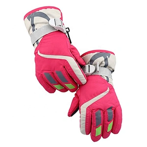 Children 's Winter Outside Sports Riding Windproof Gloves Thicken Waterproof  Warmful Gloves Ski Gloves