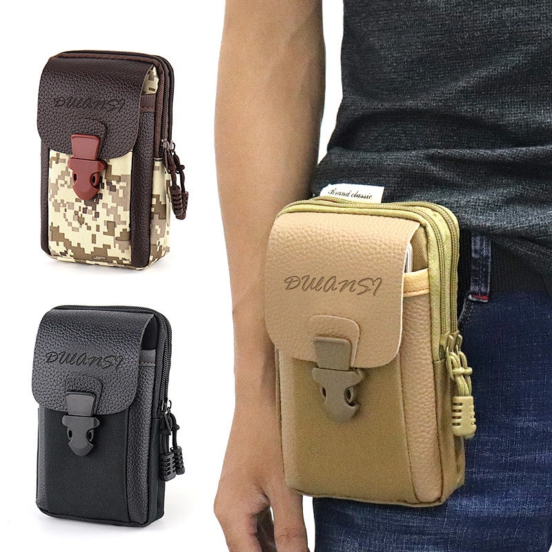 High Quality Waterproof Casual Waist Pack Small Funny Pack Belt Bag Oxford Cloth Phone Work Bags
