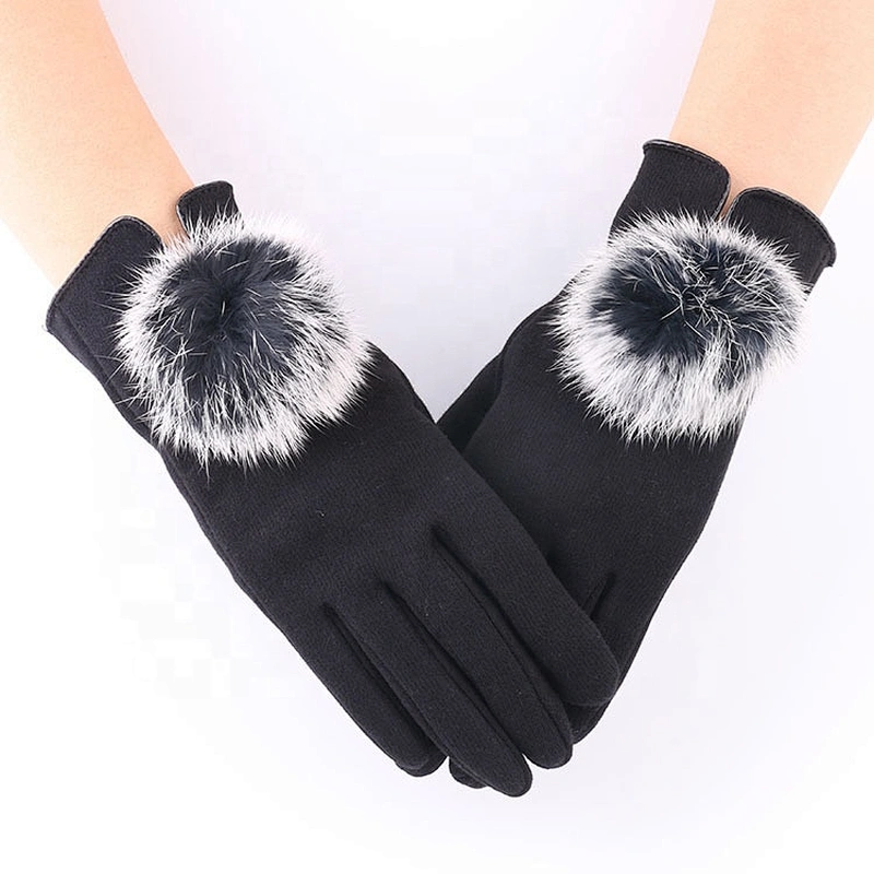 Wholesale Ladies Personalized Full Finger Warm Winter Gloves