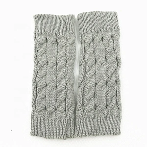 Women's Warm Gloves Knitted Thermal Half Finger Winter Glove