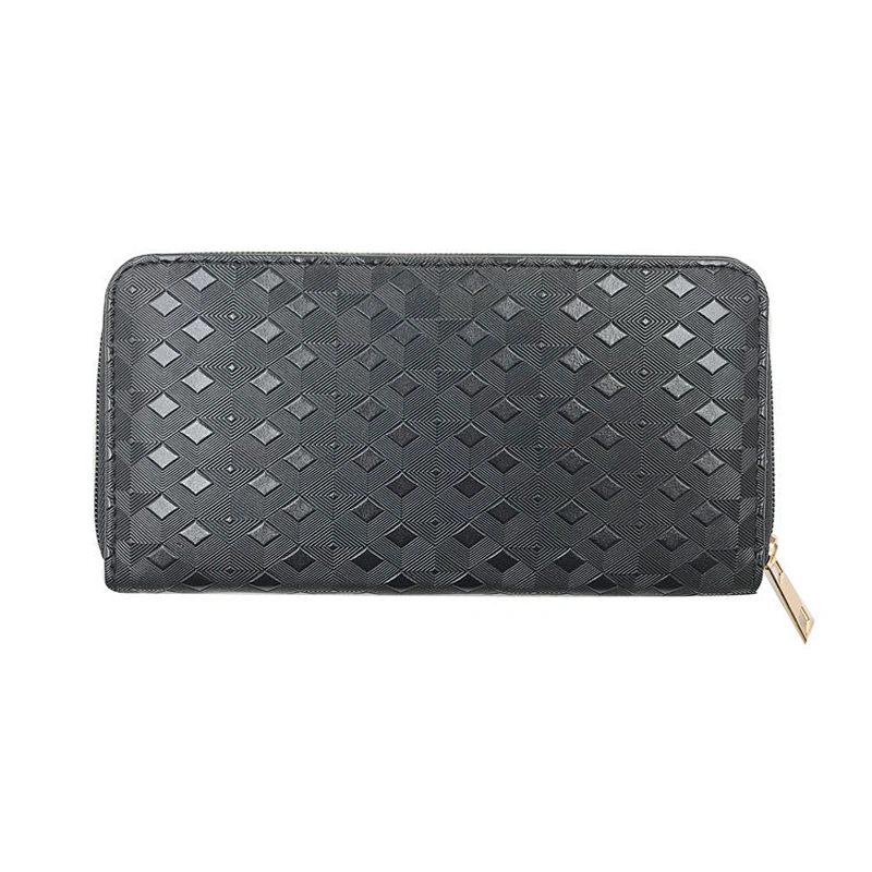 2020 New Custom Long Wallet Leather Men Zip Around Wallet
